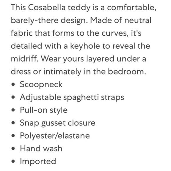 Cosabella Teddy - Picture 5 of 6